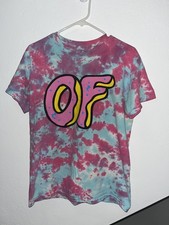 Odd Future Shirt Mens medium Pink Tie Dye Tyler The Creator Donut OFWGKTA Skate