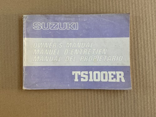 Rare genuine suzuki owners - suzuki,