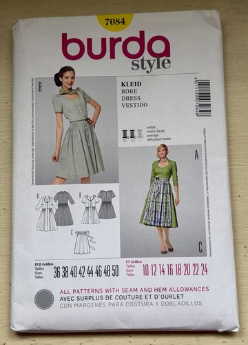 Burda style 7084 - style, dress