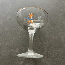 BABYCHAM GLASSES x6 with BROWN