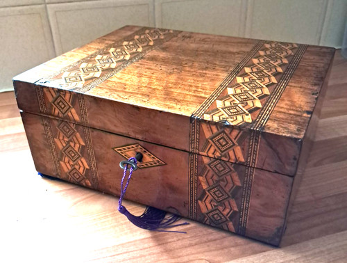 Small antique tunbridge - -,