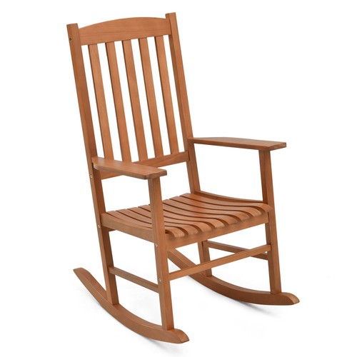 Eucalyptus wood rocking chair - eucalyptus,