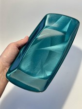 Cathrineholm Norway Teal Blue Enamel Rectangular Dish by Grete Prytz Kittelsen
