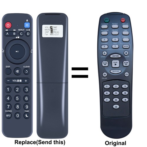New replacement remote - replacement, control