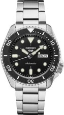 seiko 5 sports srpd55k1 automatic black dial stainless steel men's classic watch