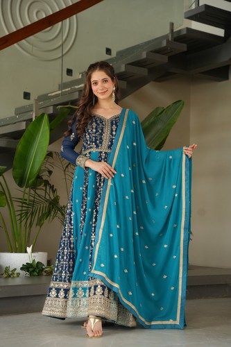 Indian gown salwar kameez - indian,