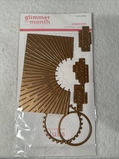 Spellbinders Hot Foil Plates Glimmer Burst GOM-APR22 Glimmer Of The Month 4/22