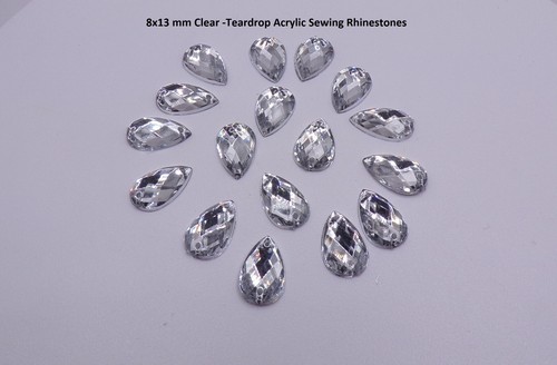 Teardrop crystal clear - crystal,