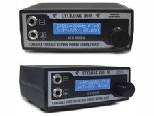 CYCLONE 360 LCD Digital 10-Turn Power Unit Tattoo Power Supply