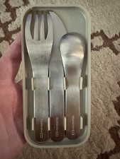 MONBENTO - Cutlery Set for Lunch Box MB Pocket Stainless Steel - Never Used
