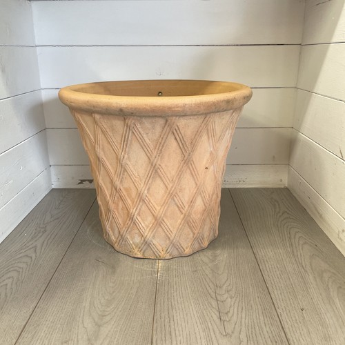 Large vintage terracotta pot - vintage,