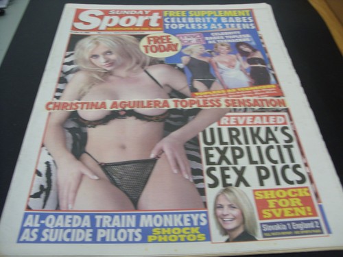 Sunday sport newspaper 2002 - sport,