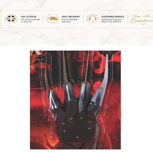 Freddy krueger glove adult - freddy,