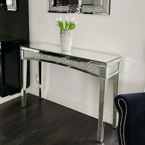 Sleek mirrored console - sleek, table