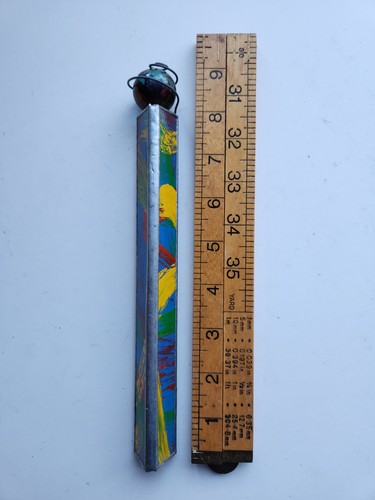 Vintage stained glass - , hand