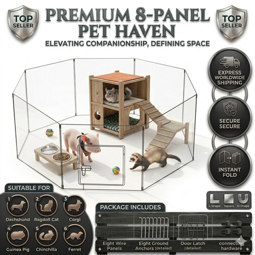 Dog pet pen - pen, puppy