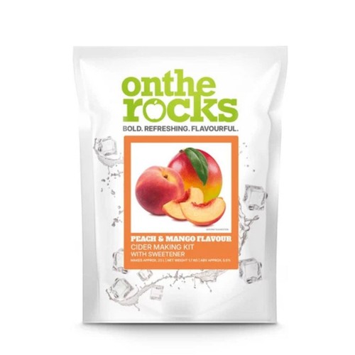 The rocks peach and mango - on,