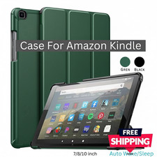 Case For Amazon Kindle Fire HD 7" 8" 10" Plus Tablets Smart Leather Stand Cover