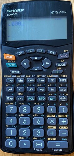 Sharp w531 scientific - el-w531,