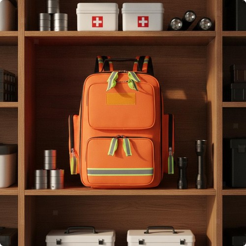 First aid backpack structured - first,