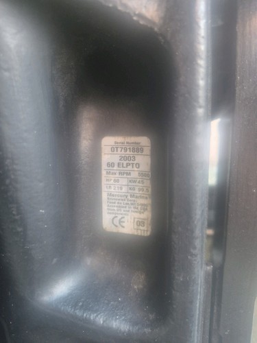 Mariner carburettor - 60, hp