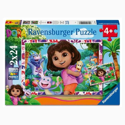 Kinderpuzzle 2x24 teile - 2x24, dora