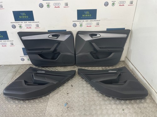 Seat leon half leather - leather, door
