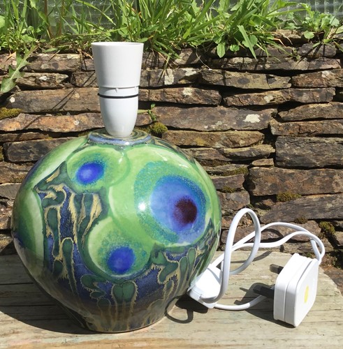 Dartington pottery lamp - dartington,