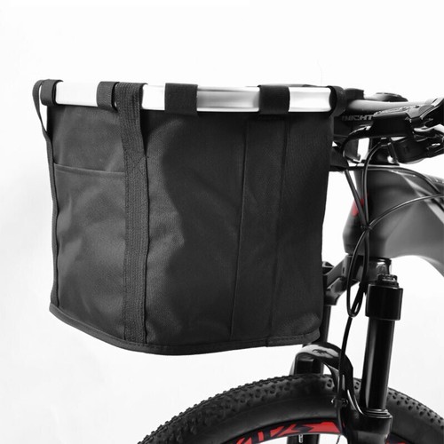 Front bicycle basket handlebar - basket,