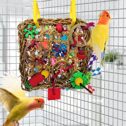 Bird climbing net woven - bird,