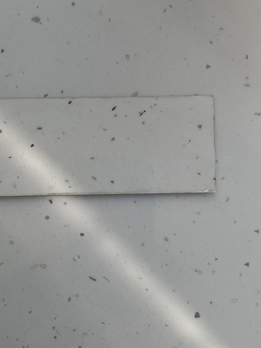 Worktop edging white sparkle - worktop,