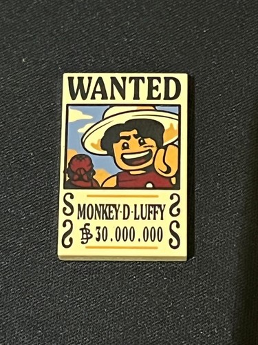 Lego one piece wanted - one,