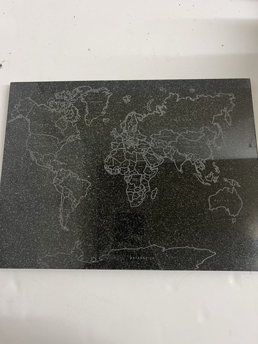 World map granite - map,