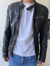 Superdry Mens Black Leather