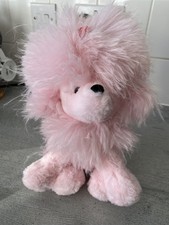 Pink Poodle Plush Pink Dog