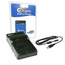 Ex-Pro for Canon LP-E6, LPE6 LC-E6E, LCE6E EZi-Power USB Charger & USB Cable