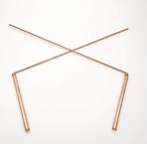 Copper dowsing rods for - dowsing,