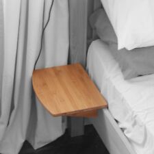 Bamboo Clip on Hanging Shelf, Bedside Table