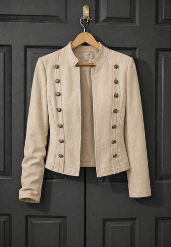 Jacket faux suede wedding - faux,