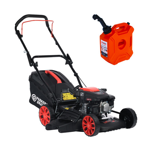 Hand push petrol lawnmower - push,