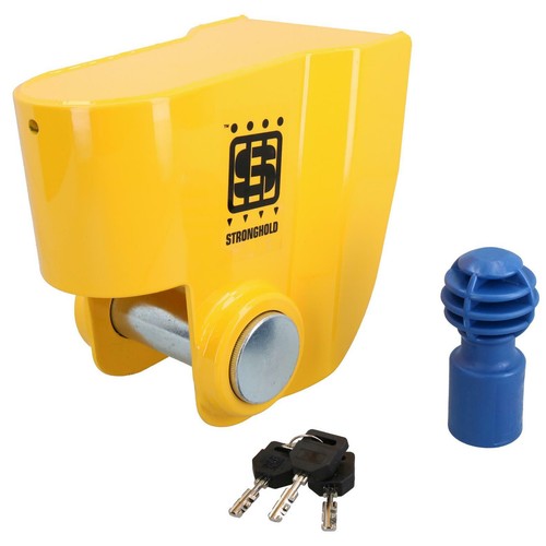 Hitch coupling lock for - lock,