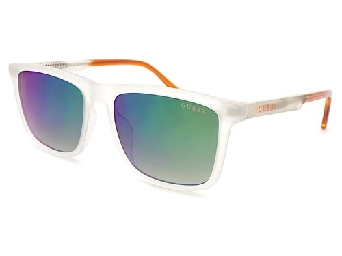 Guess sunglasses matte clear - guess,