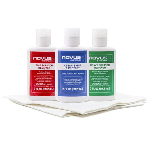 Novus plastic polish kit - polish, 2