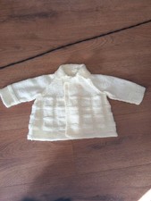 Hand Knitted Baby Matinee