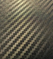 3D Glitter Black Carbon Fibre