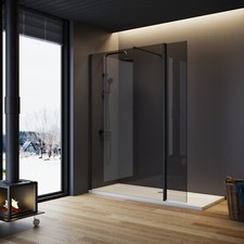 Black Wet Room Shower Screen