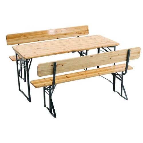 Folding long table benches - folding,