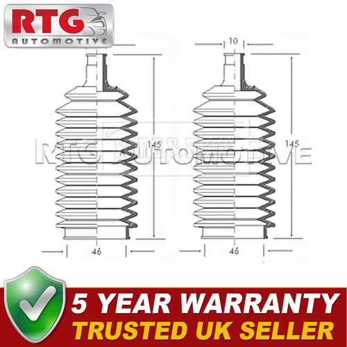 Front steering rack boot - front,