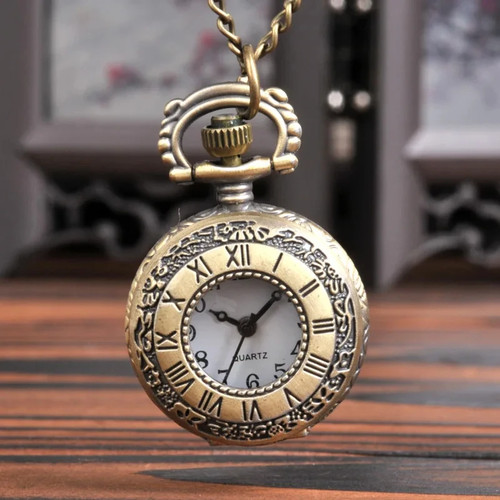 Retro mini quartz pocket - retro, watch