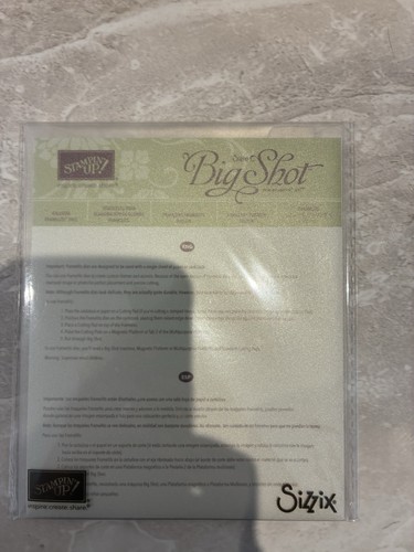 Stampin big shot sizzix - stampin,